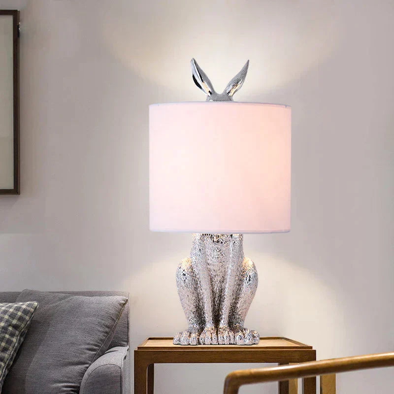 Cute Rabbit Table Lamp – Warm Home Decor Light