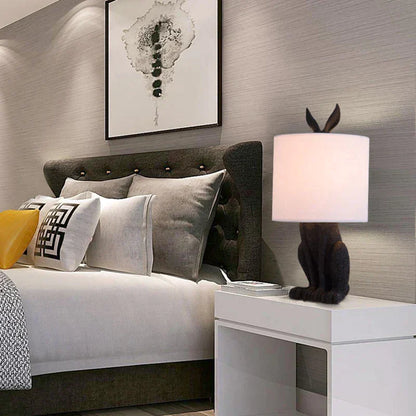 Cute Rabbit Table Lamp – Warm Home Decor Light