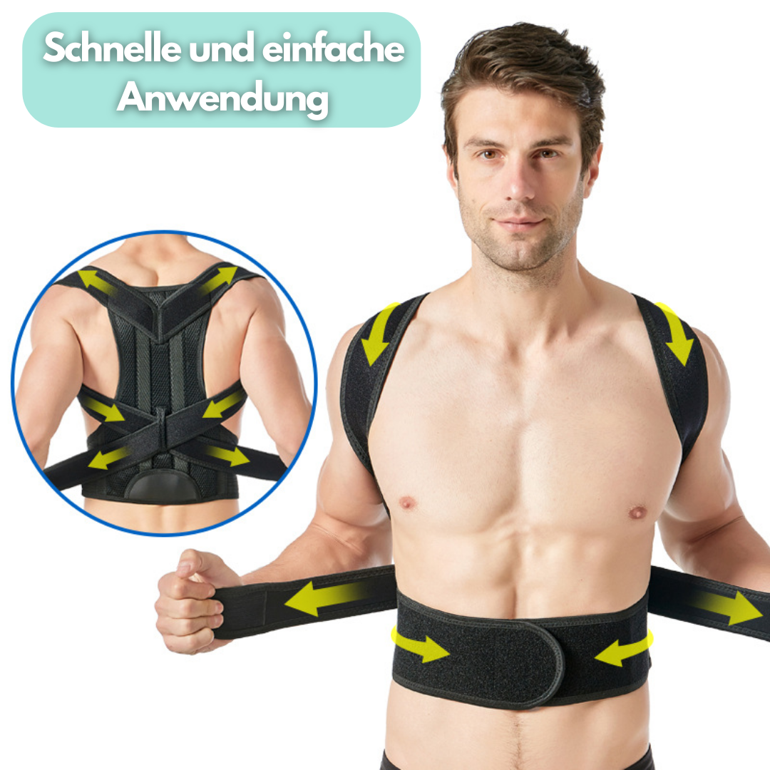 PostureAlign | Comfortable Adjustable Back Posture Trainer Device 1