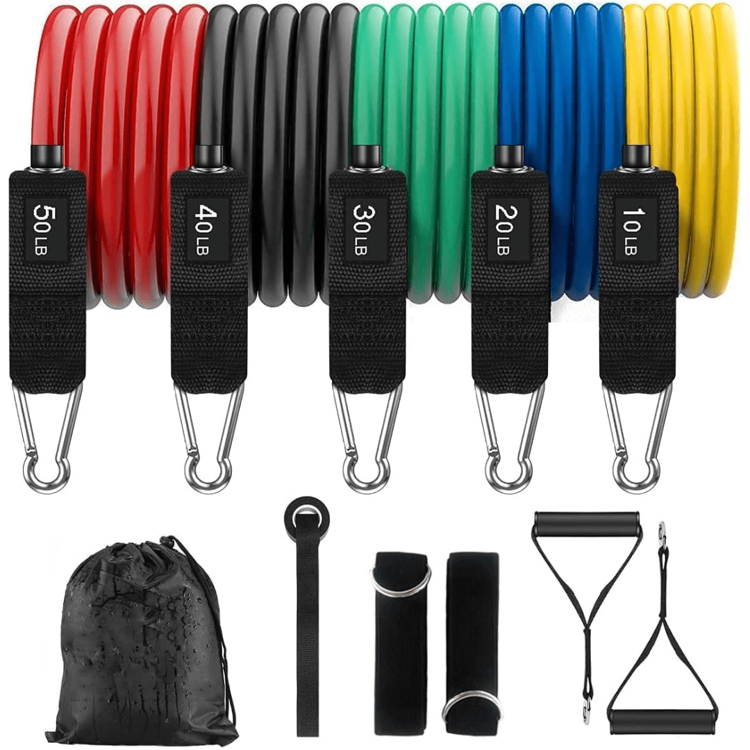 Strong Fitness Resistance Bands for Exercise and Toning - Fesara