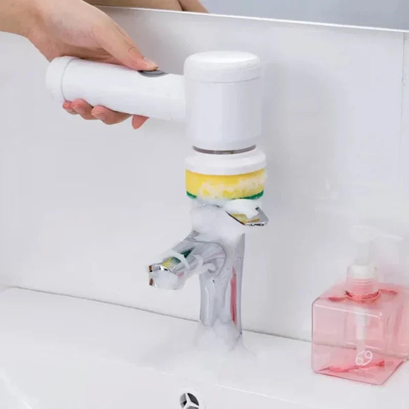 Portable Cordless Cleaning Brush Scrubber
