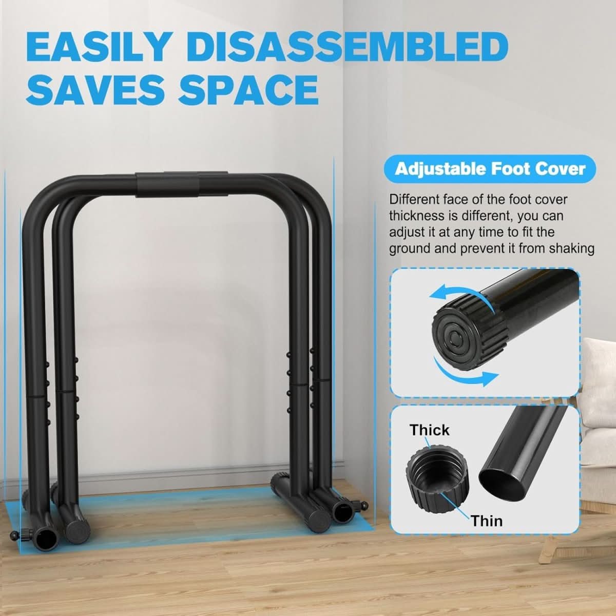 Powerdip – Adjustable steel dip station for upper body training 3