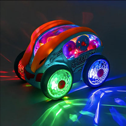 Fast Electric Stunt Car with LED Lights and Sound