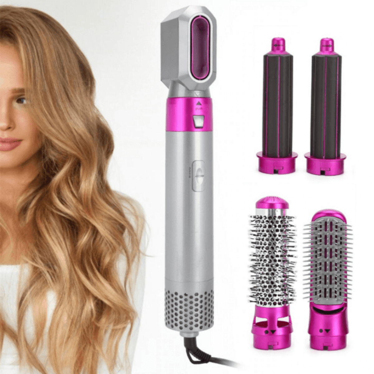 Professional 5-in-1 Hair Styler and Dryer - Fesara