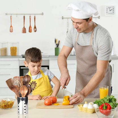 Natural Wood Kitchen Tool Set for Daily Use