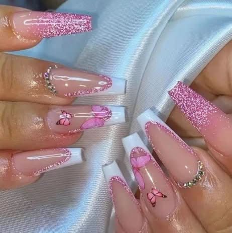 Presson Chic – 24 pink nail polishes with designs | Quick to apply & elegant for any occasion 5
