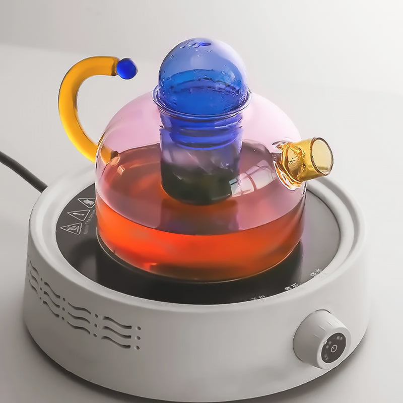 PrismGlass | Colorful Elegant Borosilicate Tea Set for Tea Lovers 3