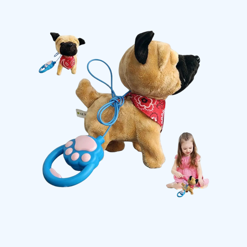 Cuddly Puppy Robot Toy with Remote and Leash - Fesara