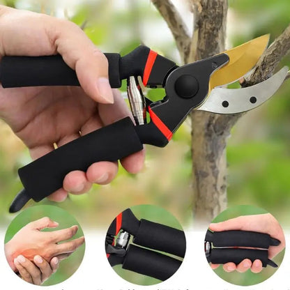 Premium Garden Pruning Shears - Sharp Ergonomic Clippers