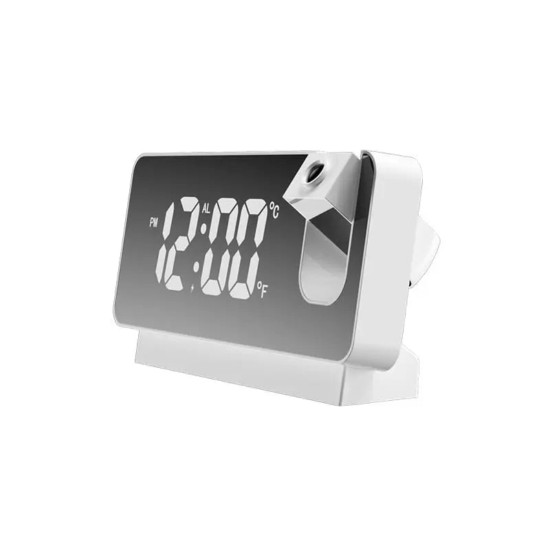 Digital LED Clock Radio with Mirror Finish Display