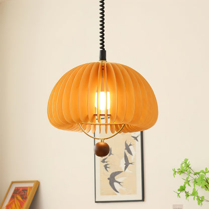 Warm Bronze Adjustable Hanging Lamp