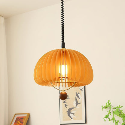 Warm Bronze Adjustable Hanging Lamp