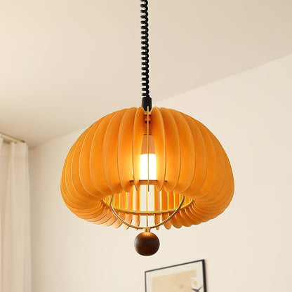 Warm Bronze Adjustable Hanging Lamp