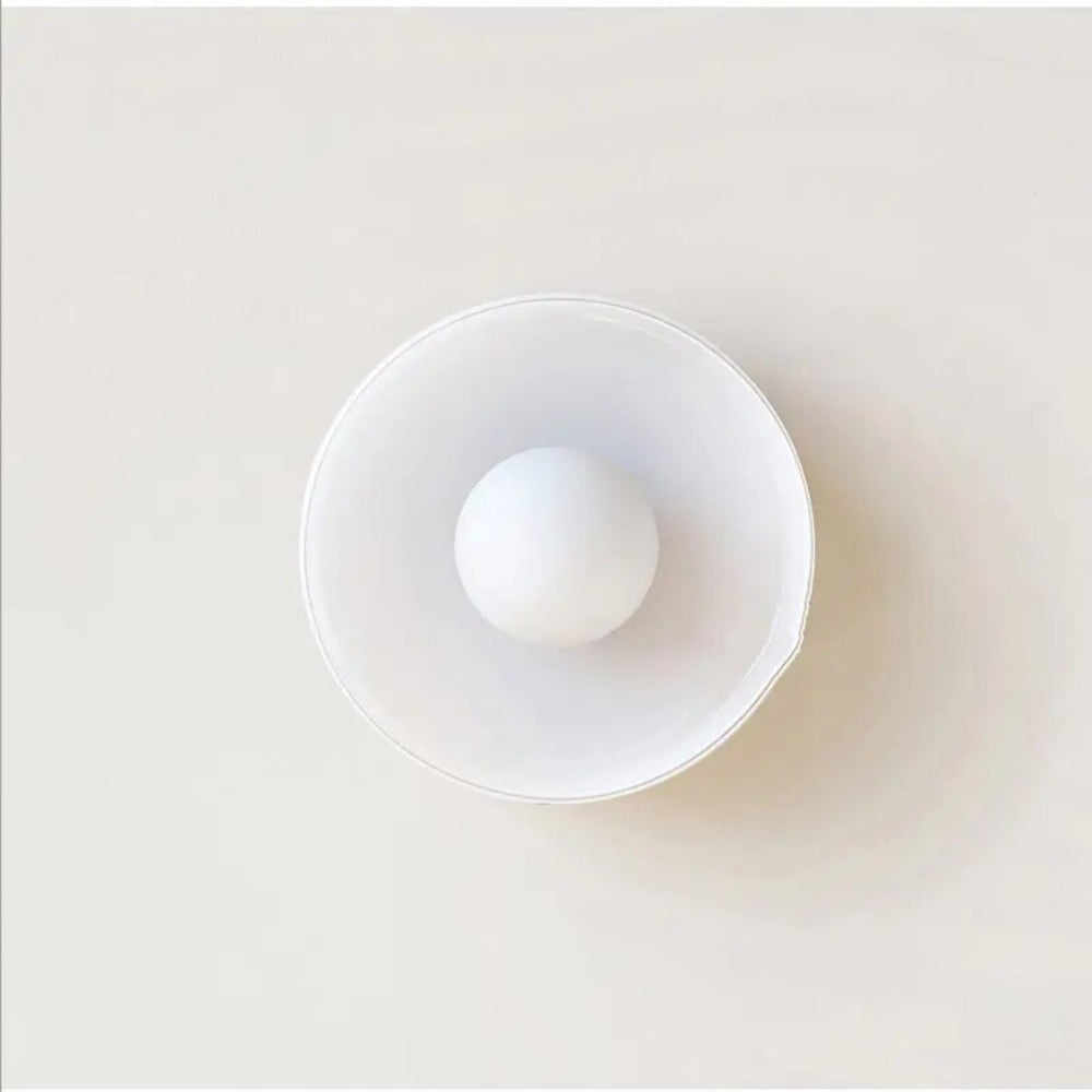 Simple Elegant Glass Ceiling Lamp – Modern Flush Mount Light