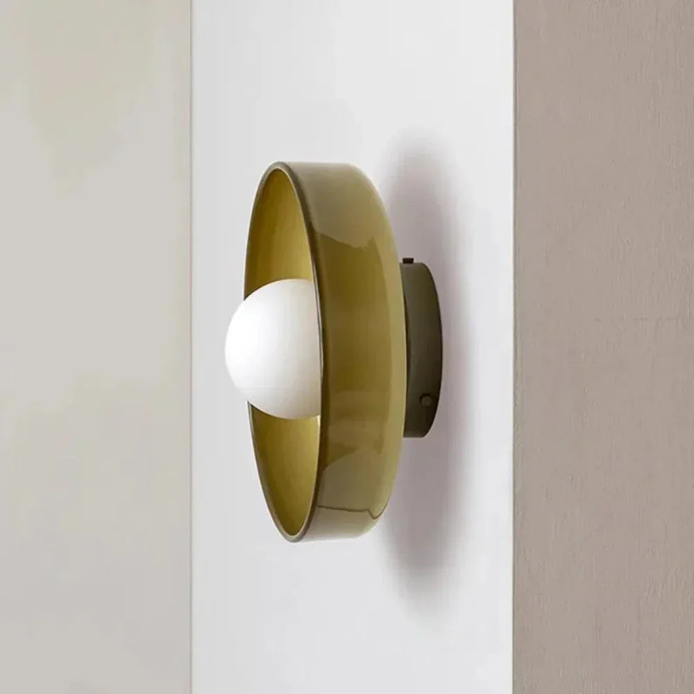 Simple Elegant Glass Ceiling Lamp – Modern Flush Mount Light