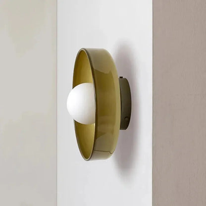Simple Elegant Glass Ceiling Lamp – Modern Flush Mount Light