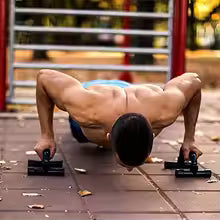 Pushmaster Push-Up Bars – Ergonomic push-up handles for joint-friendly training 1
