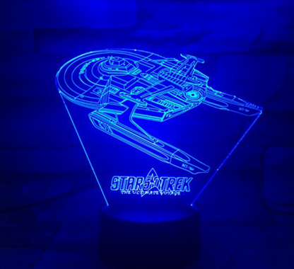 Cool Star Trek 3D Effect Lamp - Fesara
