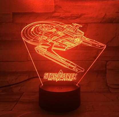 Cool Star Trek 3D Effect Lamp