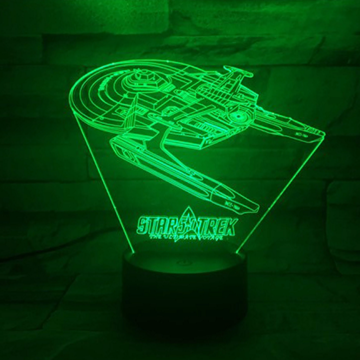 Cool Star Trek 3D Effect Lamp