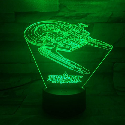 Cool Star Trek 3D Effect Lamp