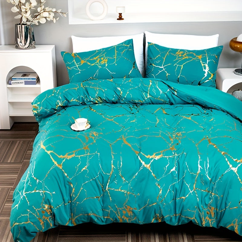 Soft Marble Pattern Bed Duvet Cover