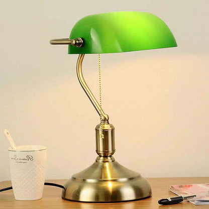 Elegant Clear Glass Desk Lamp