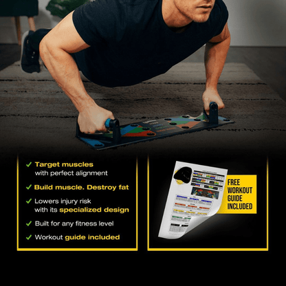 QuadroPress Pushup Machine – Ergonomic & Effective for Targeted Upper Body Training 1