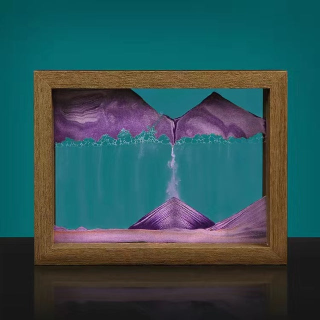 QuicksandArt | Elegant 3D Rotating Sand Wall Art Decor for Home Aesthetics 2
