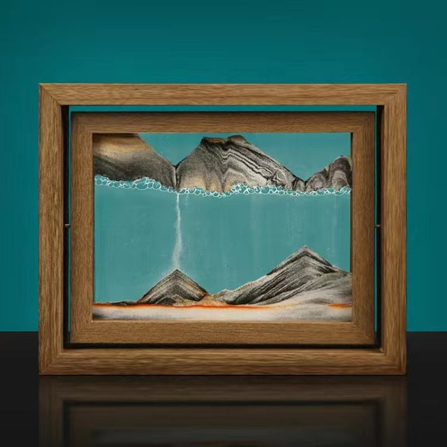 QuicksandArt | Elegant 3D Rotating Sand Wall Art Decor for Home Aesthetics 4