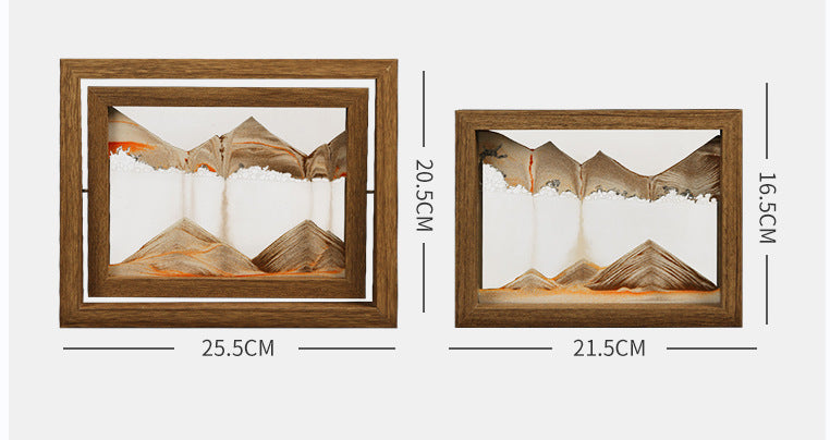 QuicksandArt | Elegant 3D Rotating Sand Wall Art Decor for Home Aesthetics 7