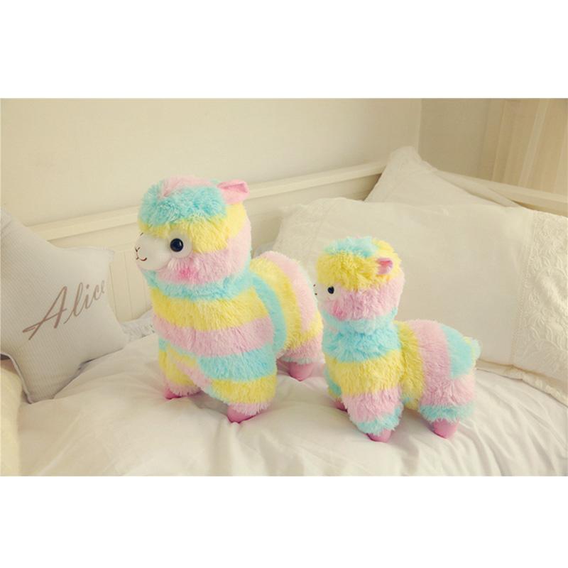 Colorful Llama Plush Soft Stuffed Animal Toy Gift