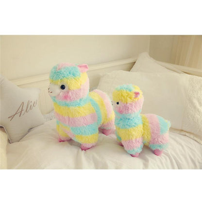 Colorful Llama Plush Soft Stuffed Animal Toy Gift