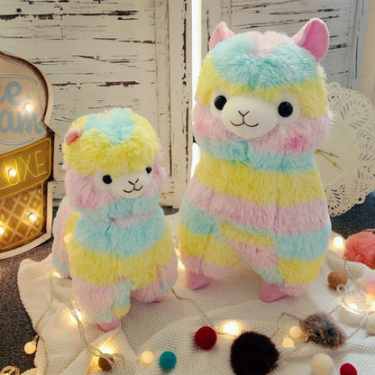 Colorful Llama Plush Soft Stuffed Animal Toy Gift - Fesara