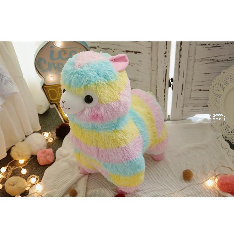 Colorful Llama Plush Soft Stuffed Animal Toy Gift
