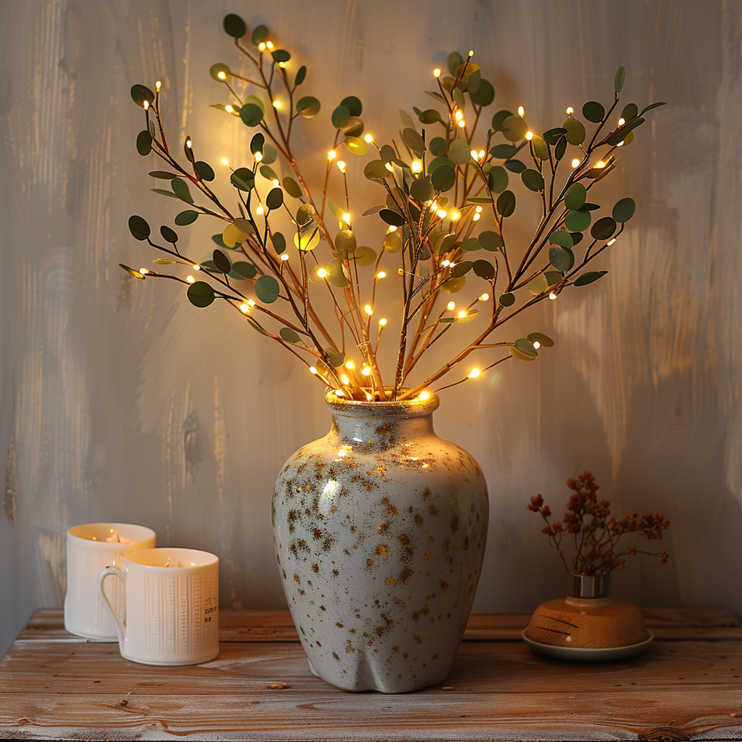 Pretty Greenery LED Fairy Light - 70cm Decorative String