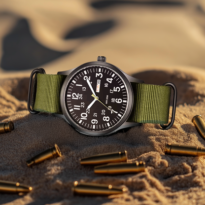 Tough Waterproof Mens Stainless Steel Watch