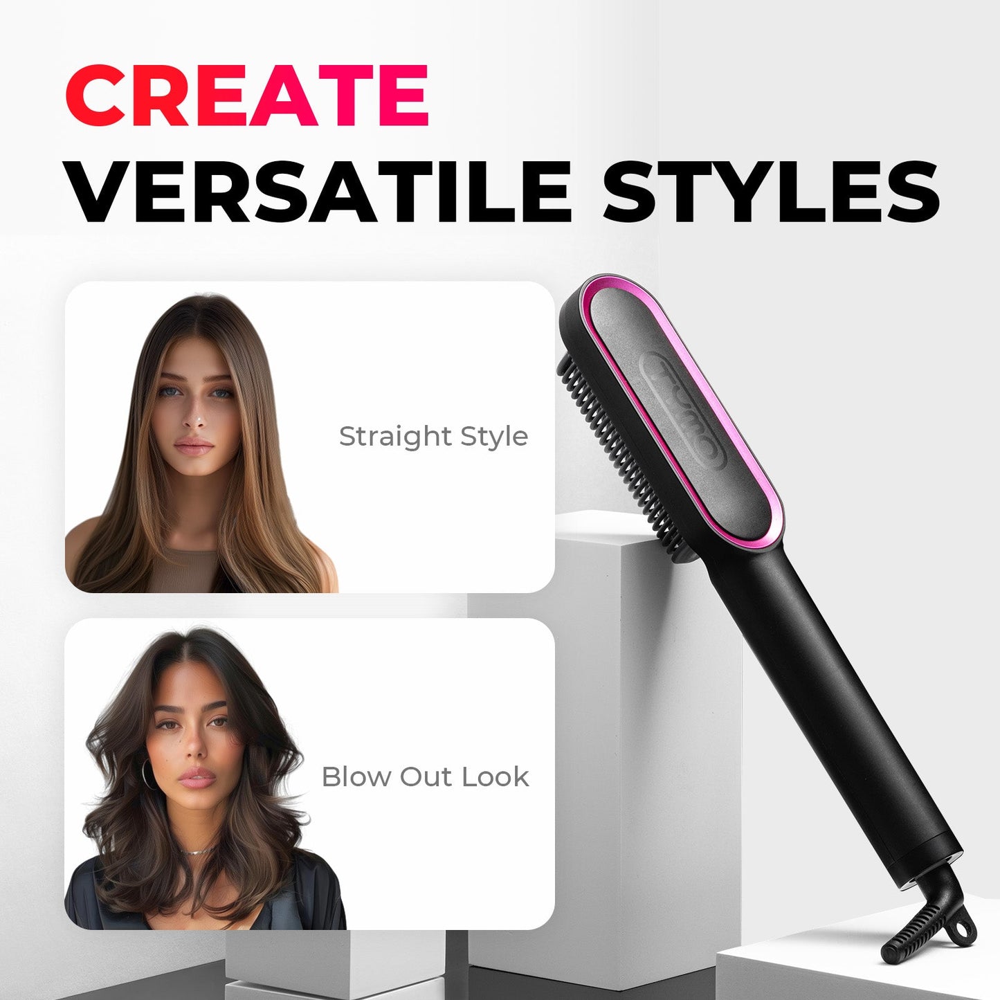 Gentle Care Hair Brush for Silky, Healthy Locks