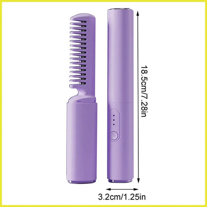 Glatzza Mini Hair Brush for Frizz Free Styling