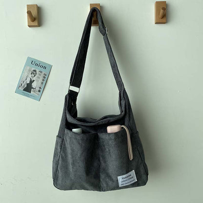 Versatile Canvas Crossbody Bag – Durable Daily Shoulder Bag