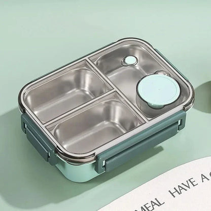 Insulated Stainless Steel Food Container with Utensils