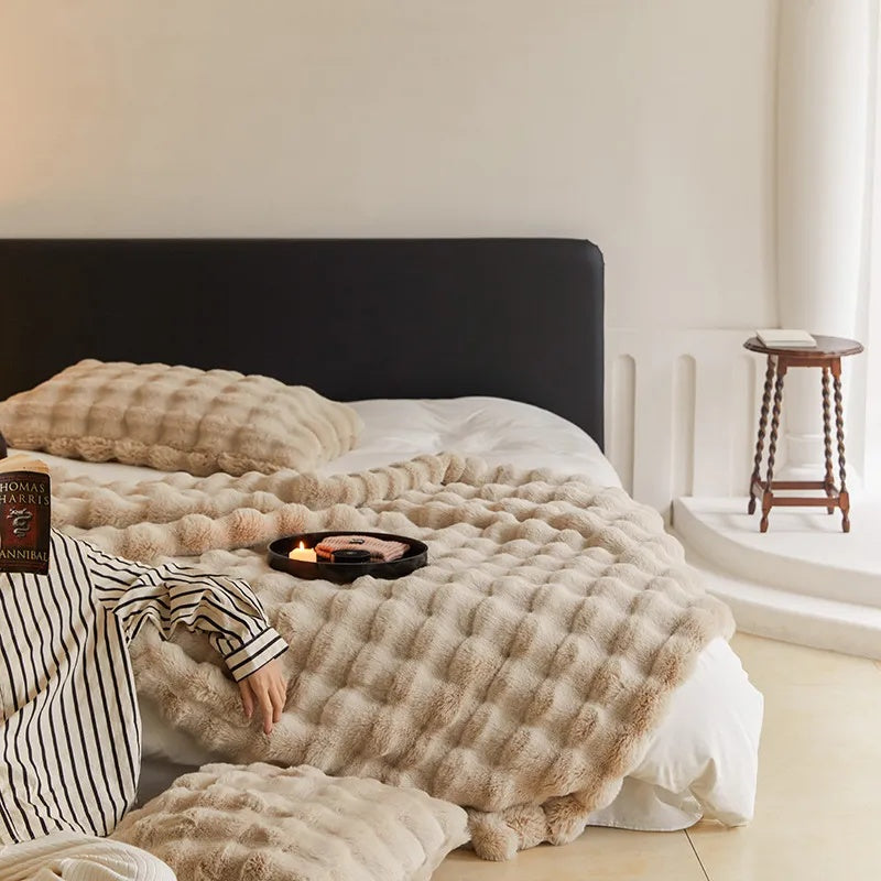 Soft Cozy Throw Blanket for Home and Travel