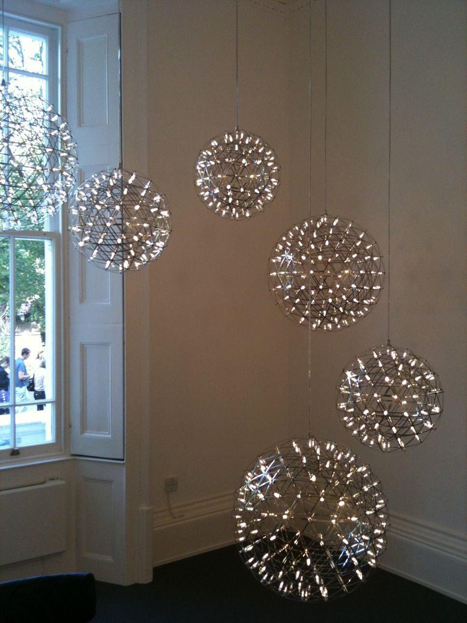 Contemporary Round Metal LED Hanging Light Fixture