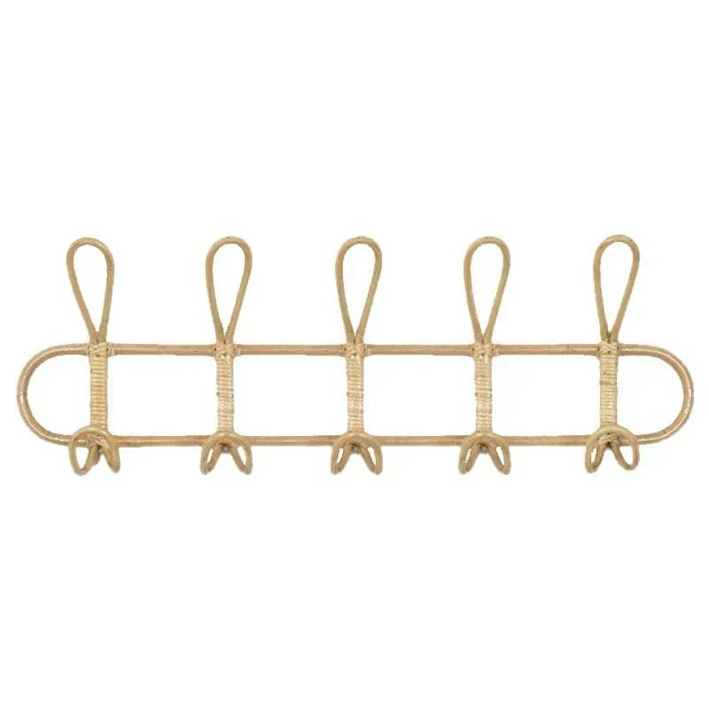 Rustic Wooden Wall Hook - Chic Hanging Storage Organizer