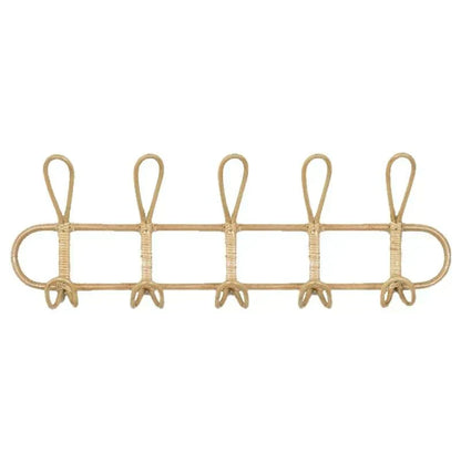 Rustic Wooden Wall Hook - Chic Hanging Storage Organizer