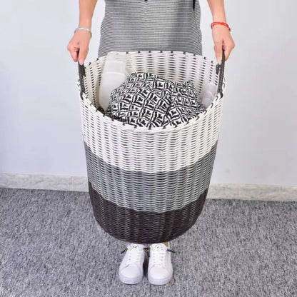 RattanNest | Stylish Versatile Foldable Storage Basket for Organization 3