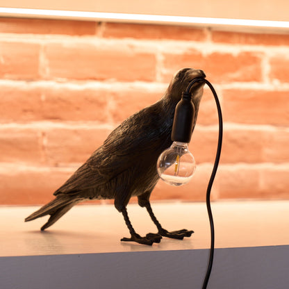Unique Bird Design LED Desk Lamp with Plug