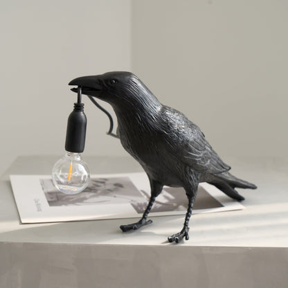 Unique Bird Design LED Desk Lamp with Plug