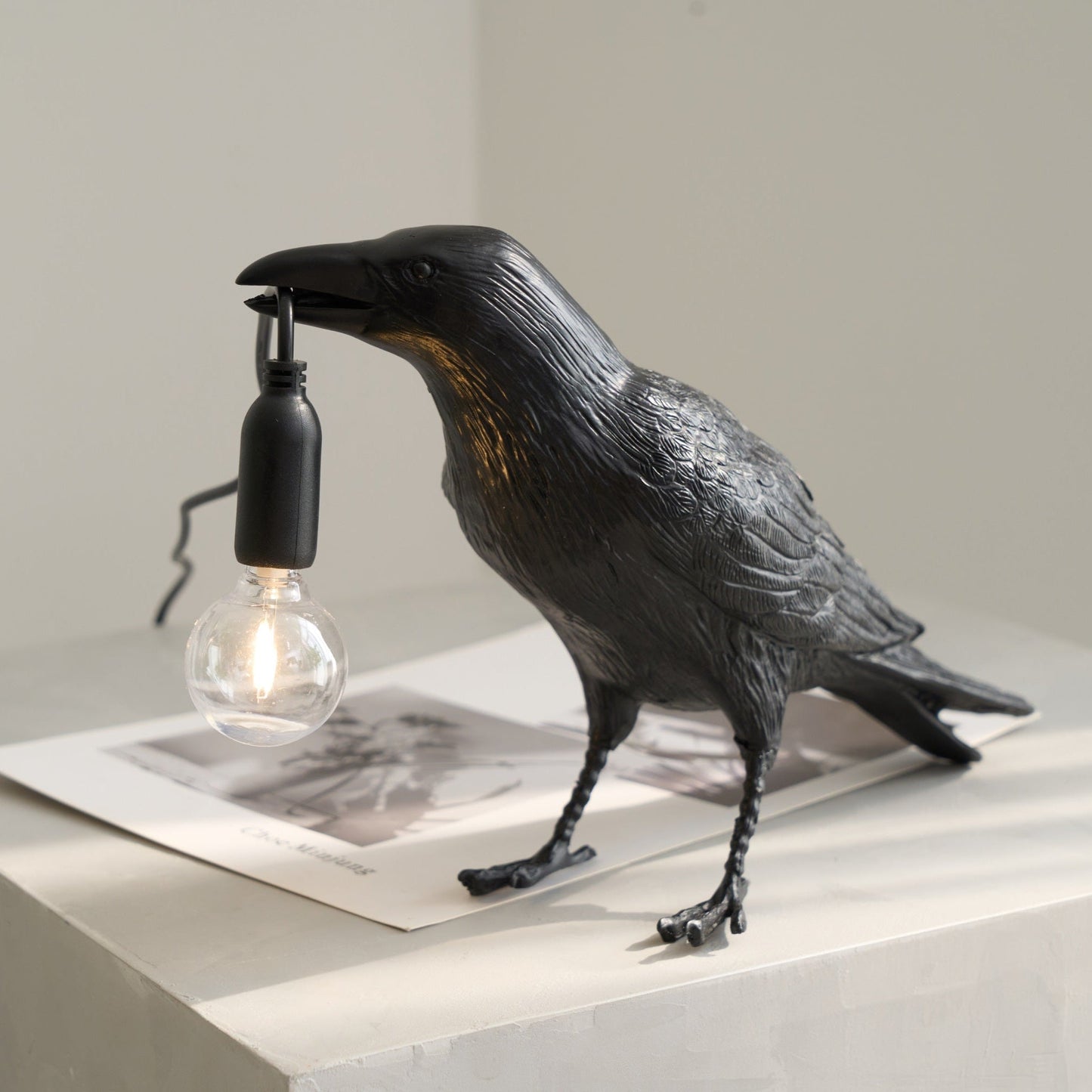 Unique Bird Design LED Desk Lamp with Plug