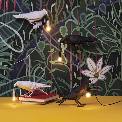 Unique Bird Design LED Desk Lamp with Plug